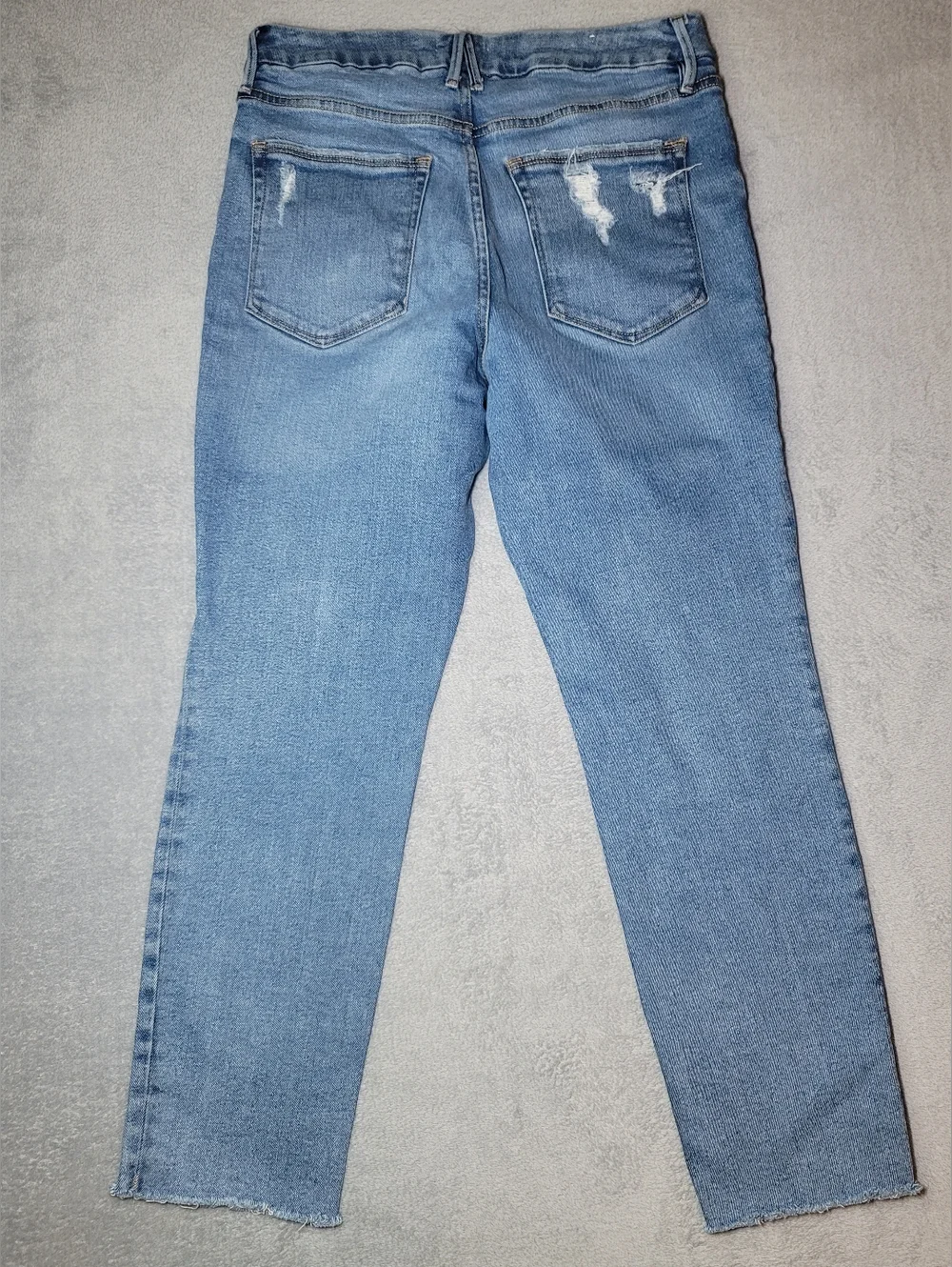 Good American Good Legs High Rise Skinny Cropped Jeans 12/31 Blue